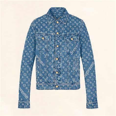 louis vuitton print denim jacket|louis vuitton monogram denim jacket.